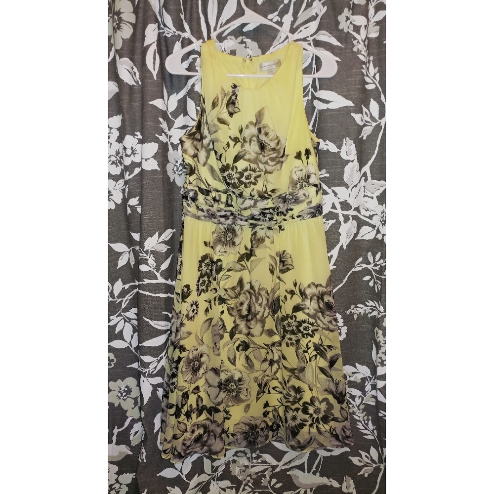 Yellow Floral Dress